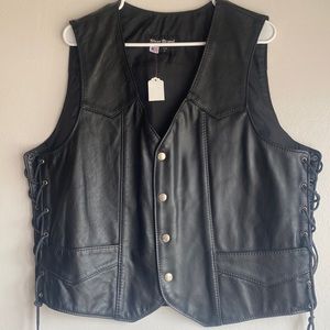 Steer Brand Genuine Leather Vest